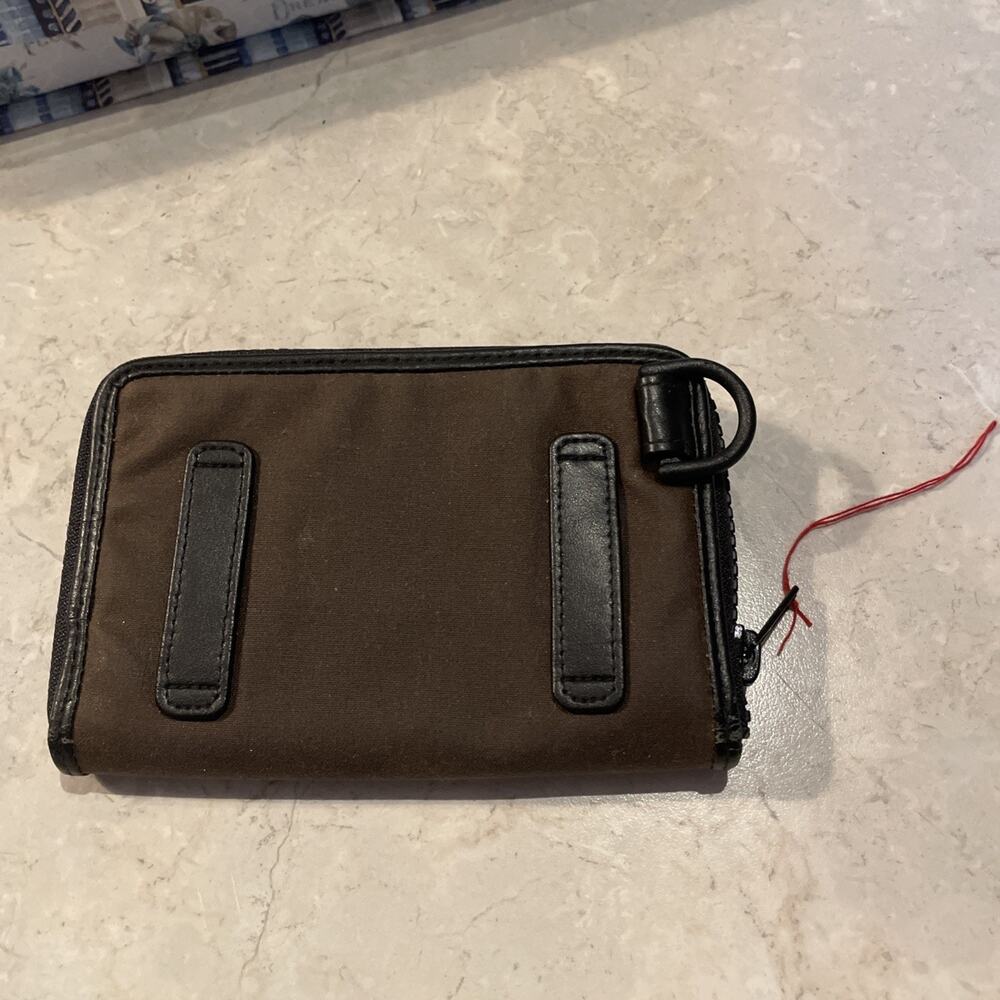 Buxton Unisex Belt Wallet Brown/black